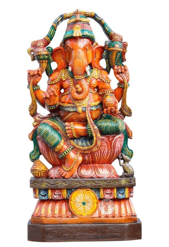 Multi Colour Orange Based