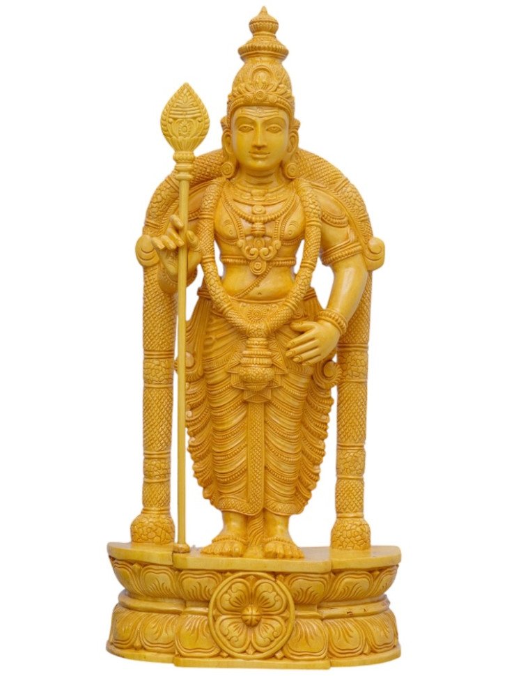 Batucave Murugar Wooden Sculpture