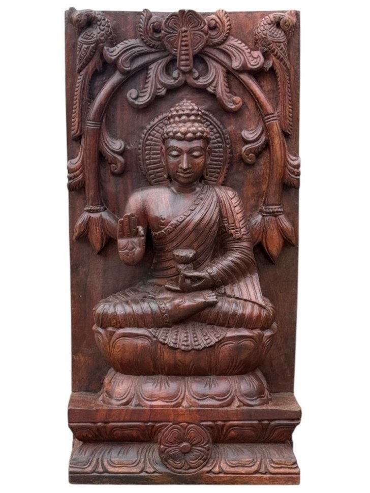 Lord Buddha Wooden sculpture