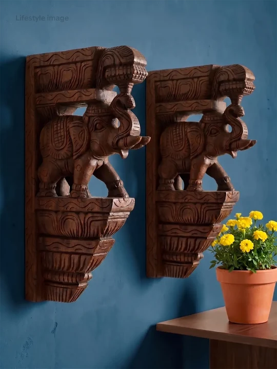A finished handcrafted sculpture