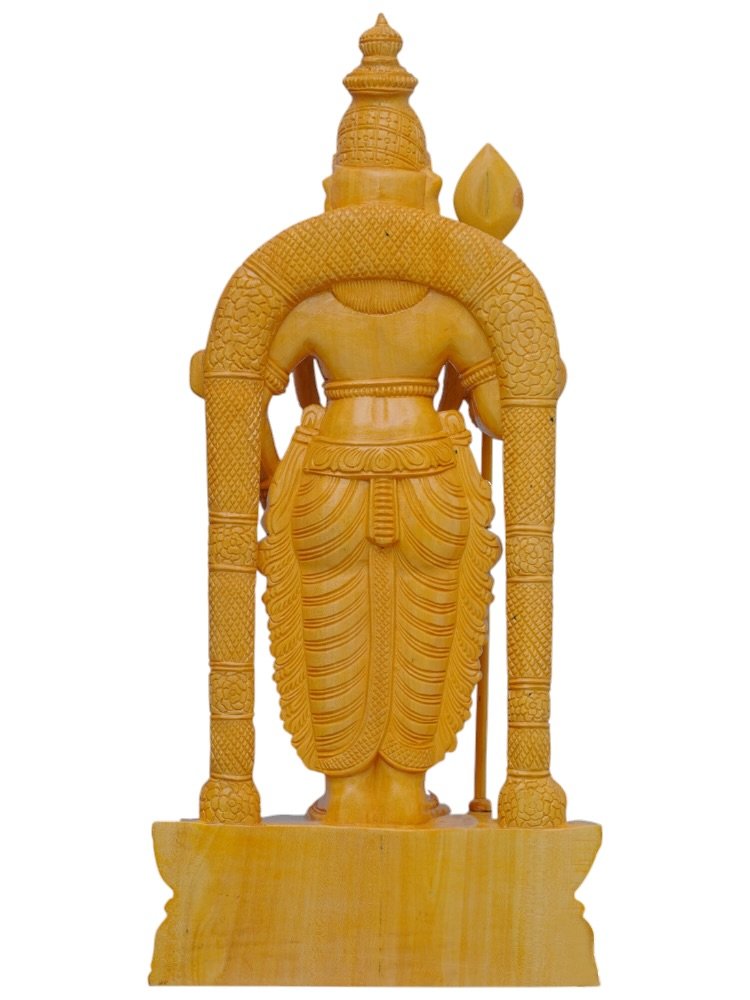 Batucave Murugar Wooden Sculpture — view 5